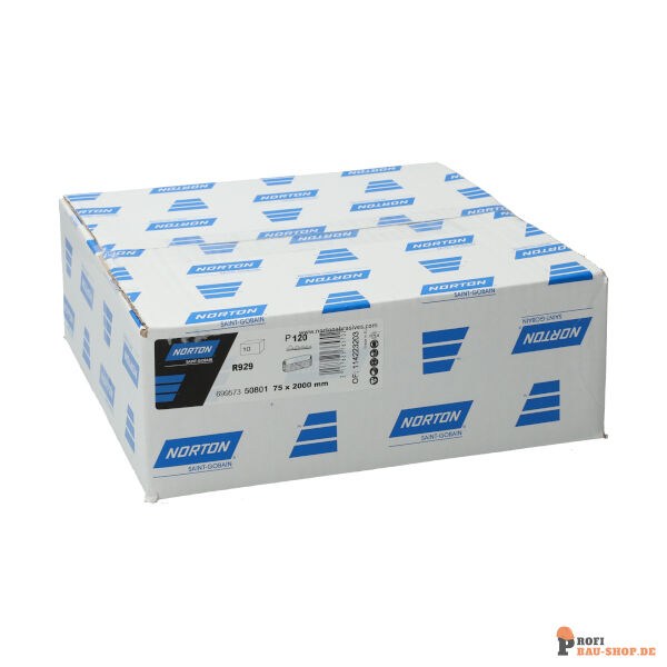 nortonschleifmittel/NORTON_schleifmittel_69957350801 Narrow Belts Norton R929 75.00x2000 GRIT 120_138075